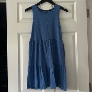 GAP tiered tank top dress with pockets